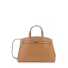 Mulberry Pimlico Small Beige Handbag With Adjustable And Removable Shoulder Strap In Leather In Sand