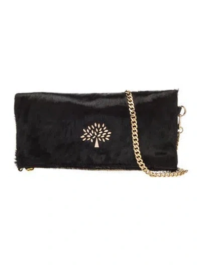 Pre-owned Mulberry Ponyhair Crossbody Bag In Black