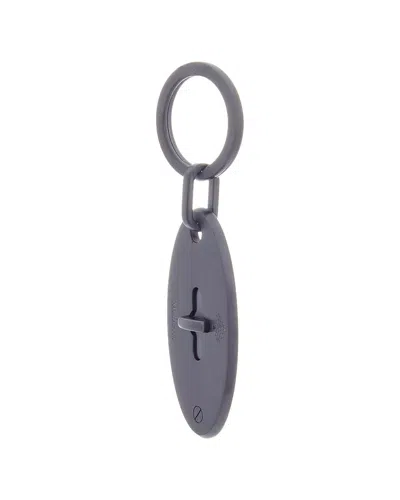 Mulberry Postman's Buckle Key Ring In Blue