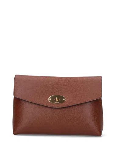 Mulberry Pouch Make-up In Brown