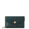 Mulberry Press Stud Pochette On Chain Micro Classic Grain In Pattern