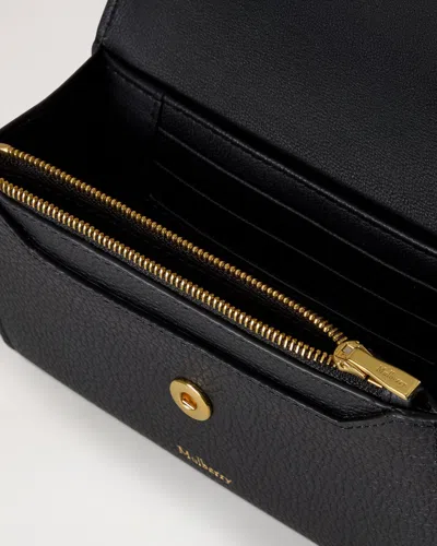 Mulberry Press Stud Wallet Small Classic Grain