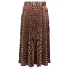 Mulberry Printed Midi Skirt In Multicolor Polyester In Multi