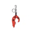 Mulberry Puzzle Keyring In Red