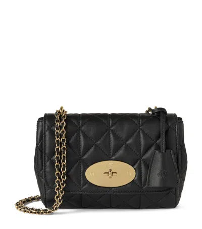 Mulberry Quilted Leather Lily Shoulder Bag In Black