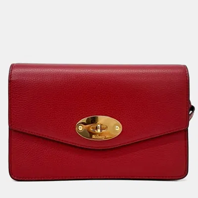 Pre-owned Mulberry Red Leather Dali Crossbody Bag