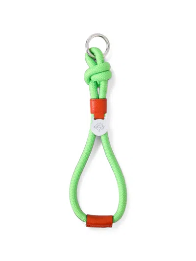 Mulberry Rope-knot Keyring In Green