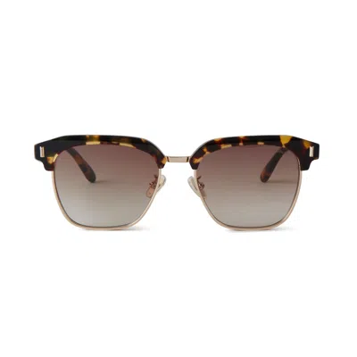 Mulberry Rowan Sunglasses - Rose Havana In Brown