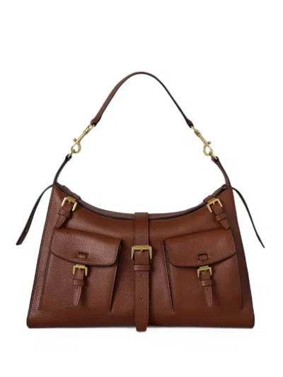 Mulberry Roxanne Buckle-detail Shoulder Bag In Brown