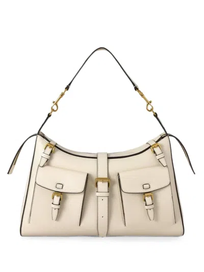 Mulberry Roxanne Buckle-detail Shoulder Bag In Metallic