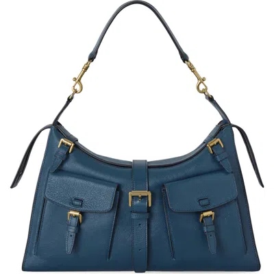Mulberry Roxanne High Shine Leather Shoulder Bag In Pink