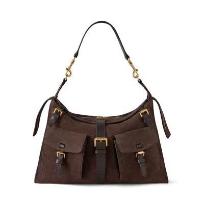 Mulberry Roxanne Shoulder Bag Chocolate In Brown