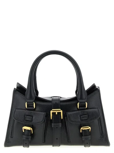 Mulberry Roxanne Top Handle Bag In Black