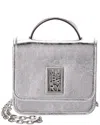 Mulberry Sadie Leather Crossbody In Silver