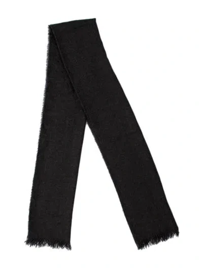 Pre-owned Mulberry Scarf In Grey
