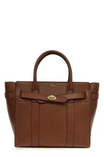 Mulberry Shopping 'small Zipped Bayswater' In Brown