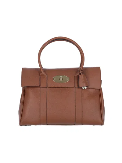 Mulberry Shoulder Bag "bayswater" In Brown
