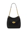 Shop Mulberry Lana Chain Shoulder Bag In Black