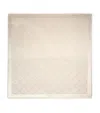 Mulberry Silk-cotton Square Scarf In Neutral