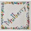 Mulberry Silk Wild Floral Square Scarf In Eggshell