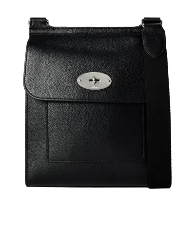 Mulberry Simple Messenger Bag In Black