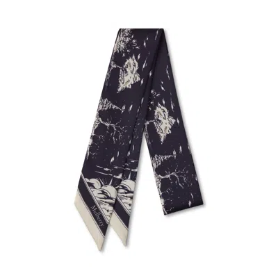 Mulberry Skinny Scarf In Black