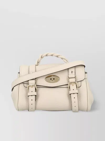 Mulberry Small Alexa Grain Lourd In Neutrals