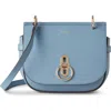 Mulberry Small Amberley Leather Satchel In Brighton Blue