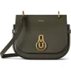 Mulberry Small Amberley Leather Satchel In Green