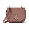 Mulberry Amberley Leather Satchel Bag In Autumn Rose
