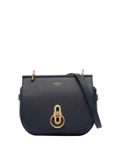Mulberry Small Amberley Satchel Bag In Blue
