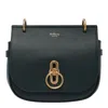 Mulberry Small Leather Amberley Cross-body Bag In Green
