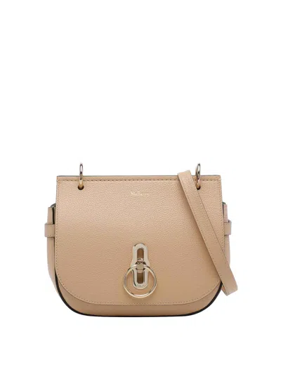 Mulberry Small Amberley Satchel Bag In Sand