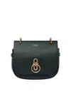 Mulberry Small Amberley Leather Shoulder Bag In Verde