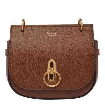 Mulberry Small Amberly Satchel Bag In Brown