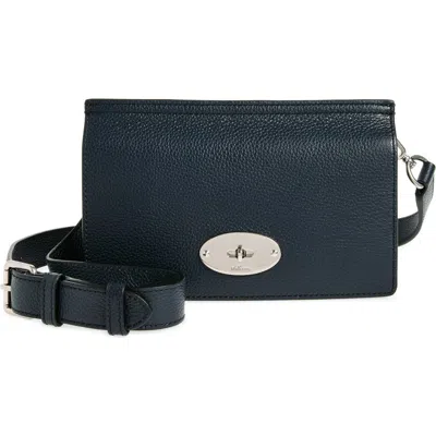Mulberry Small Antony East/west Leather Crossbody Bag In Night Sky