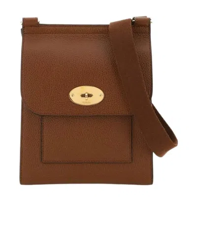 Mulberry Small Antony Leather Crossbody Bag In Brown
