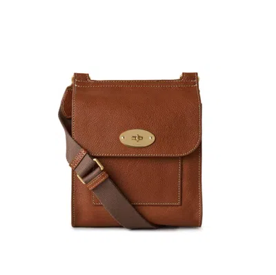 Mulberry Small Antony Legacy Nvt Crossbody In Brown