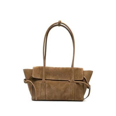Mulberry Small Bayswater Flap-top Tote Bag In Brown