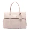 Mulberry Bayswater Turn-lock Handbag In Neutral