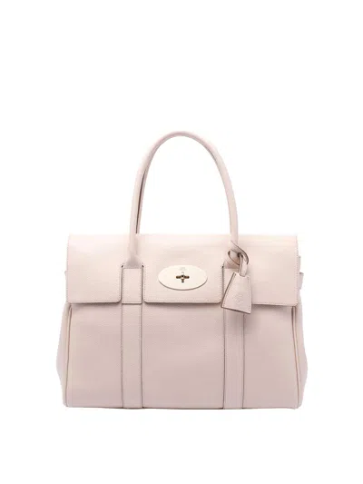 Mulberry Small Bayswater Handbag In Nude