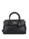 Mulberry Bayswater Front-flap Closure Tote Bag In Black