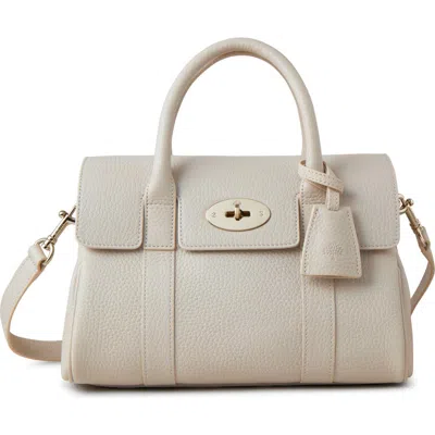 Mulberry Small Bayswater Satchel In Gray