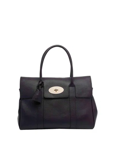 Mulberry Small Bayswater Shoulder Bag In Purple