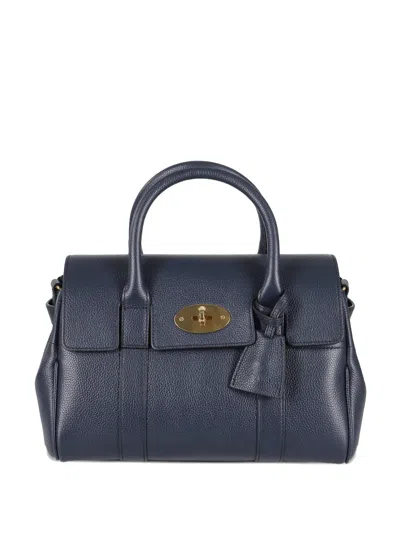 Mulberry Small Bayswater Structured Leather Satchel Bag