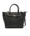 Mulberry Bayswater Zipped Small Tote Bag In Black
