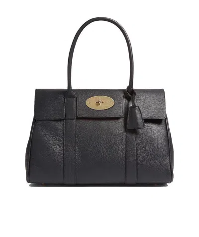 Mulberry Small Bayswater Tote Bag In Black