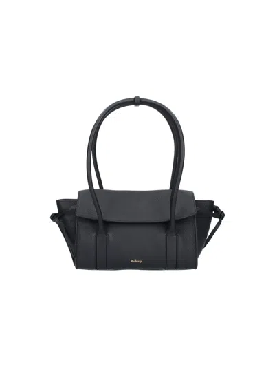Mulberry Small Bovine Leather Crossbody Bag In Black