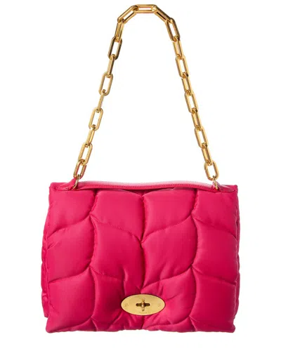 Mulberry Small Canvas & Leather Shoulder Bag In Pink
