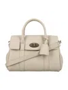 MULBERRY SMALL CHALK LEATHER SATCHEL FOR WOMEN